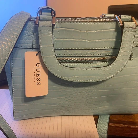 NWT Guess Aqua Katey, gorgeous color - Picture 6 of 9